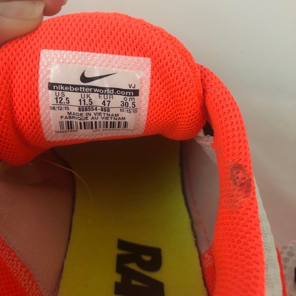 Nike Rival S Track &Field Sprint Spikes 806554 800 - Picture 5 of 8